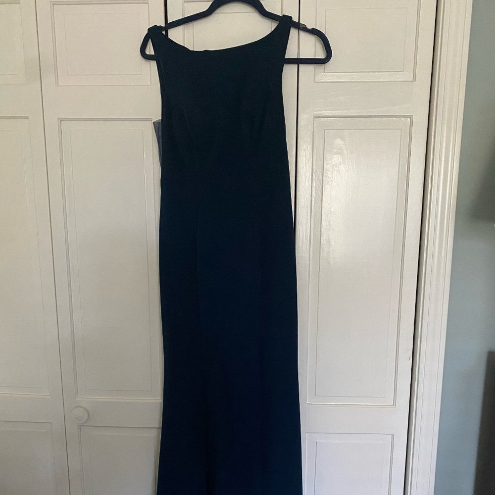 Navy Blue Bridesmaid / Prom / Formal Dress Azazie